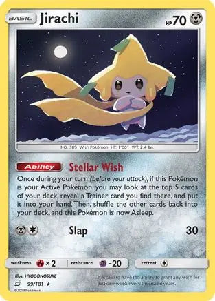 Jirachi (99/181) [Sun & Moon: Team Up] Pokémon