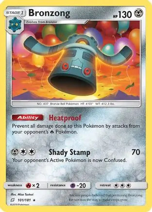 Bronzong (101/181) [Sun & Moon: Team Up] Pokémon