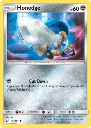 Honedge (107/181) [Sun & Moon: Team Up] Pokémon