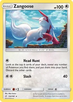 Zangoose (132/181) [Sun & Moon: Team Up] Pokémon