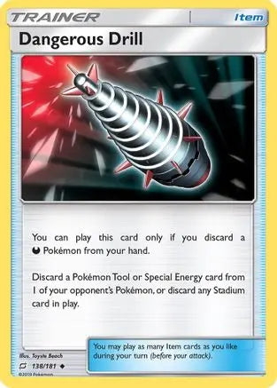 Dangerous Drill (138/181) [Sun & Moon: Team Up] Pokémon