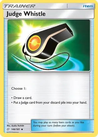Judge Whistle (146/181) [Sun & Moon: Team Up] Pokémon