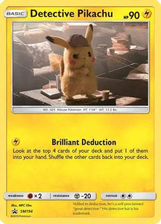 Detective Pikachu (SM194) [Sun & Moon: Black Star Promos] Pokémon