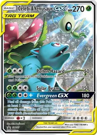 Celebi & Venusaur GX (SM167) [Sun & Moon: Black Star Promos] Pokémon