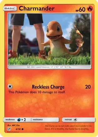 Charmander (4/18) [Sun & Moon: Detective Pikachu] Pokémon