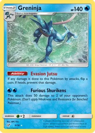 Greninja (9/18) [Sun & Moon: Detective Pikachu] Pokémon