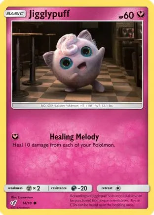 Jigglypuff (14/18) [Sun & Moon: Detective Pikachu] Pokémon