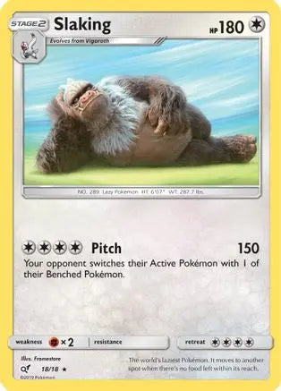 Slaking (18/18) [Sun & Moon: Detective Pikachu] Pokémon