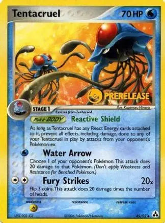 Tentacruel (45/92) (Prerelease Promo) [Nintendo: Black Star Promos] Pokémon