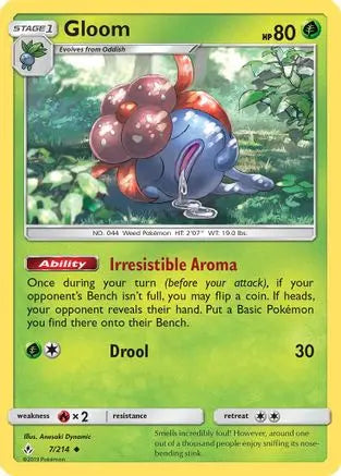 Gloom (7/214) [Sun & Moon: Unbroken Bonds] Pokémon