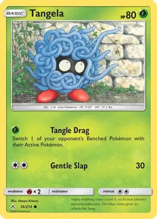 Tangela (16/214) [Sun & Moon: Unbroken Bonds] Pokémon