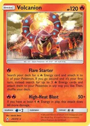 Volcanion (25/214) [Sun & Moon: Unbroken Bonds] Pokémon