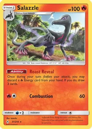 Salazzle (31/214) [Sun & Moon: Unbroken Bonds] Pokémon