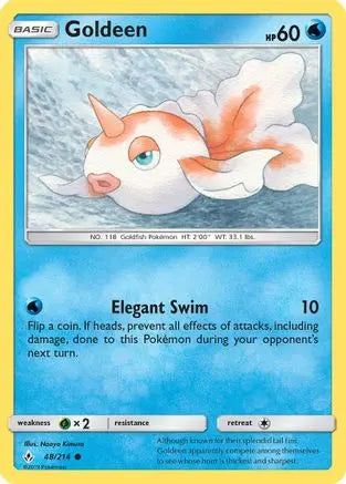 Goldeen (48/214) [Sun & Moon: Unbroken Bonds] Pokémon