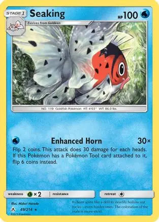 Seaking (49/214) [Sun & Moon: Unbroken Bonds] Pokémon