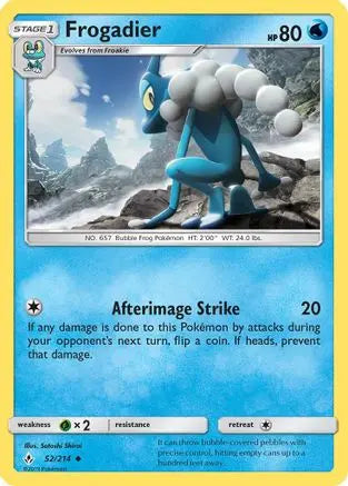 Frogadier (52/214) [Sun & Moon: Unbroken Bonds] Pokémon