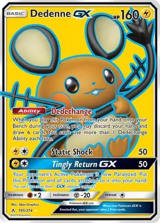 Dedenne GX (195/214) [Sun & Moon: Unbroken Bonds] Pokémon