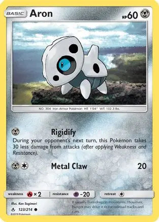 Aron (123/214) [Sun & Moon: Unbroken Bonds] Pokémon