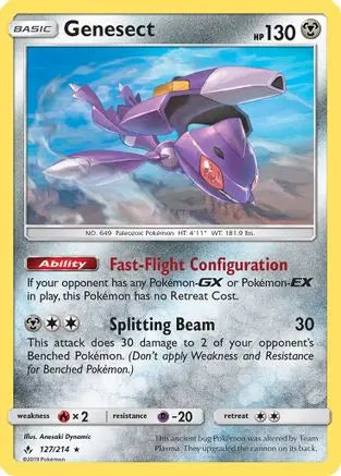 Genesect (127/214) [Sun & Moon: Unbroken Bonds] Pokémon