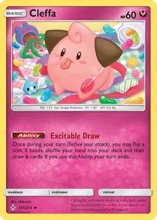 Cleffa (131/214) [Sun & Moon: Unbroken Bonds] Pokémon