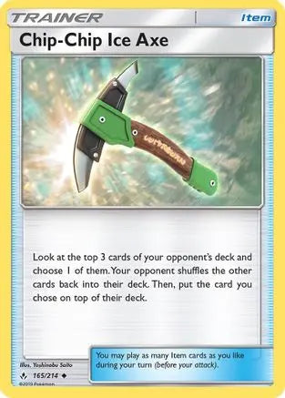 Chip-Chip Ice Axe (165/214) [Sun & Moon: Unbroken Bonds] Pokémon
