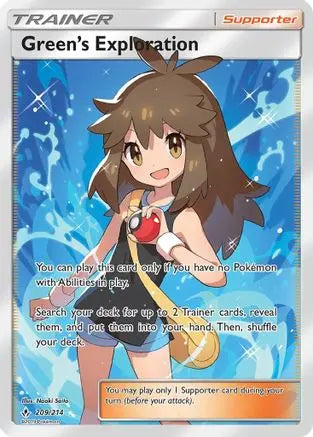 Green's Exploration (209/214) [Sun & Moon: Unbroken Bonds] Pokémon