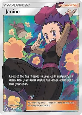 Janine (210/214) [Sun & Moon: Unbroken Bonds] Pokémon