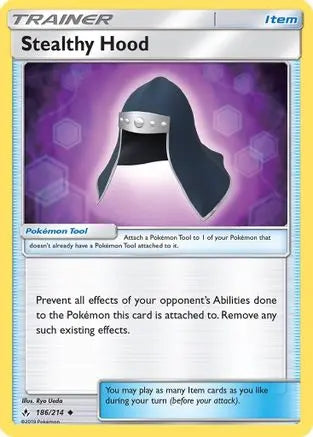 Stealthy Hood (186/214) [Sun & Moon: Unbroken Bonds] Pokémon