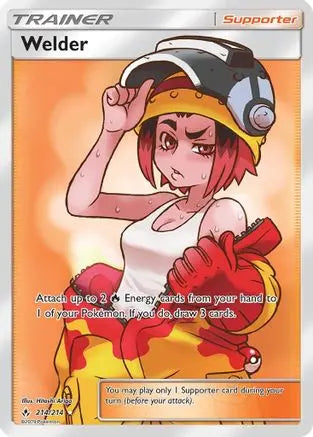 Welder (214/214) [Sun & Moon: Unbroken Bonds] Pokémon
