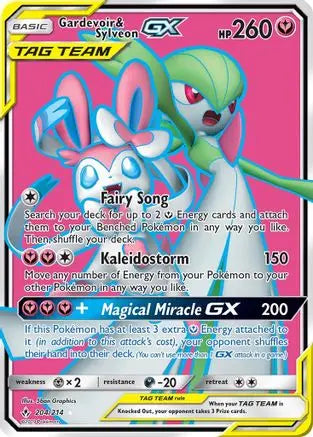 Gardevoir & Sylveon GX (204/214) [Sun & Moon: Unbroken Bonds] Pokémon