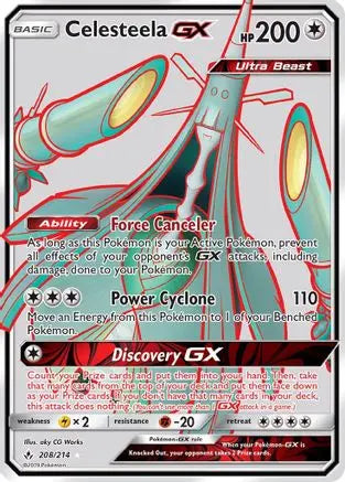 Celesteela GX (208/214) [Sun & Moon: Unbroken Bonds] Pokémon