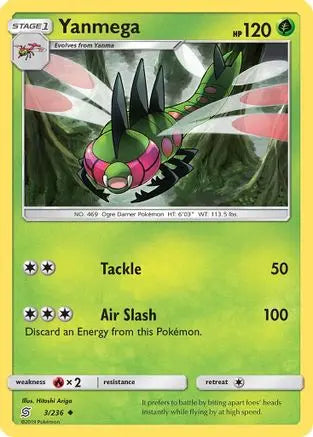 Yanmega (3/236) [Sun & Moon: Unified Minds] Pokémon
