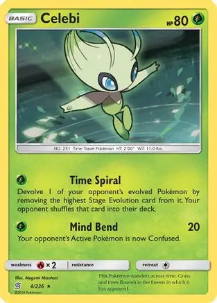 Celebi (4/236) [Sun & Moon: Unified Minds] Pokémon