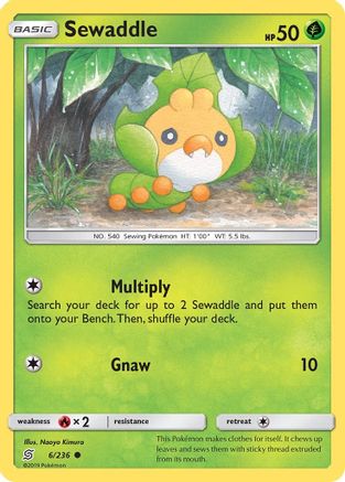 Sewaddle (6/236) [Sun & Moon: Unified Minds] Pokémon