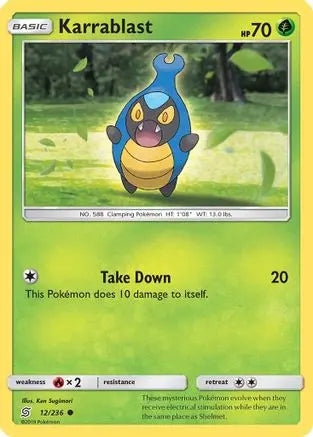Karrablast (12/236) [Sun & Moon: Unified Minds] Pokémon