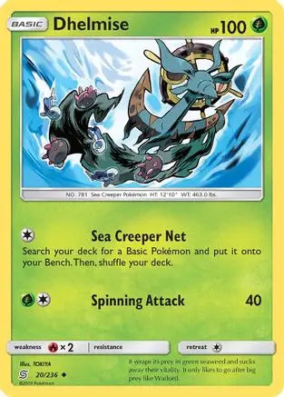 Dhelmise (20/236) [Sun & Moon: Unified Minds] Pokémon
