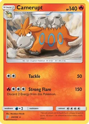 Camerupt (24/236) [Sun & Moon: Unified Minds] Pokémon