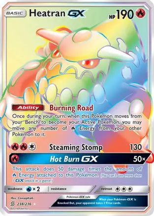 Heatran GX (238/236) [Sun & Moon: Unified Minds] Pokémon