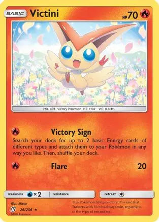 Victini (26/236) [Sun & Moon: Unified Minds] Pokémon