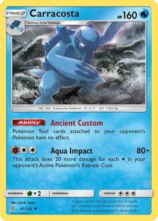 Carracosta (45/236) [Sun & Moon: Unified Minds] Pokémon
