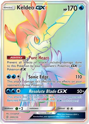 Keldeo GX (240/236) [Sun & Moon: Unified Minds] Pokémon