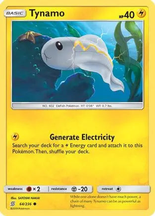 Tynamo (64/236) [Sun & Moon: Unified Minds] Pokémon