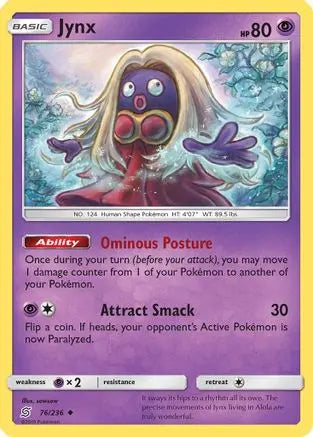Jynx (76/236) [Sun & Moon: Unified Minds] Pokémon