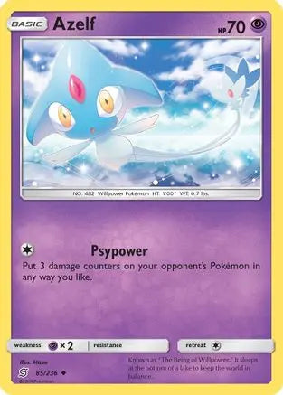 Azelf (85/236) [Sun & Moon: Unified Minds] Pokémon