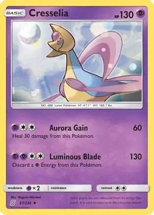 Cresselia (87/236) [Sun & Moon: Unified Minds] Pokémon