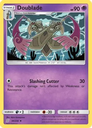 Doublade (94/236) [Sun & Moon: Unified Minds] Pokémon
