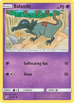 Salandit (98/236) [Sun & Moon: Unified Minds] Pokémon