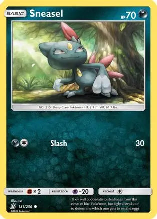 Sneasel (131/236) [Sun & Moon: Unified Minds] Pokémon