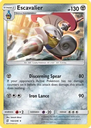 Escavalier (142/236) [Sun & Moon: Unified Minds] Pokémon