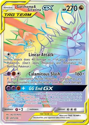Garchomp & Giratina GX (247/236) [Sun & Moon: Unified Minds] Pokémon